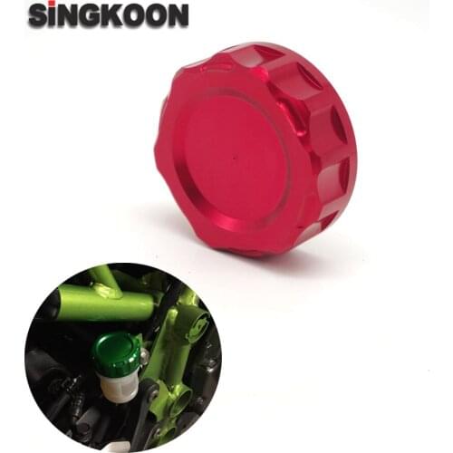 For Kawasaki Z1000 2010 2011 2012 2013 2014-2017 Motorcycle Front Rear Brake Master Cylinder Fluid Reservoir Cover Cap 8 Colors