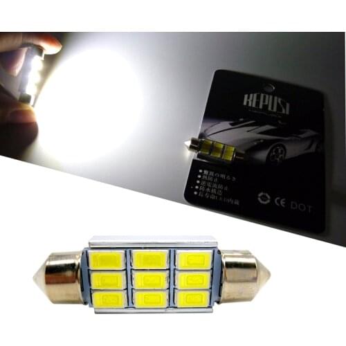 Festoon 31mm 36mm 39mm 41mm 5630 LED Car Dome Light C3W C5W C10W Auto Interior Reading Lamp Licence Plate Bulb CANBUS