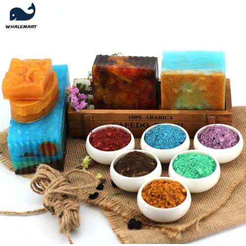 Mica Powder Pigment Soap Tie Dye kit for soap dying Resin pigment Nail stickers DIY each 50g Handmade tie dye set