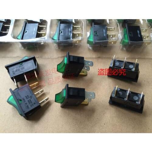 Original new 100% CM102J3GS205QA7 rocker switch 3pin 2gear with lamp opening 11*30mm