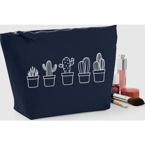 Cactus Bridesmaid gift bags personalized bride to be Cosmetic Makeup bag wedding bridal shower Bachelorette hen Party decoration