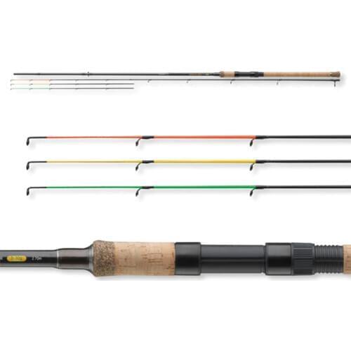 Tideliner picker feeder fishing rod 2.7 m 2 sections 3 tips carbon fiber rod carp river spinning fishing pole supplies tackle