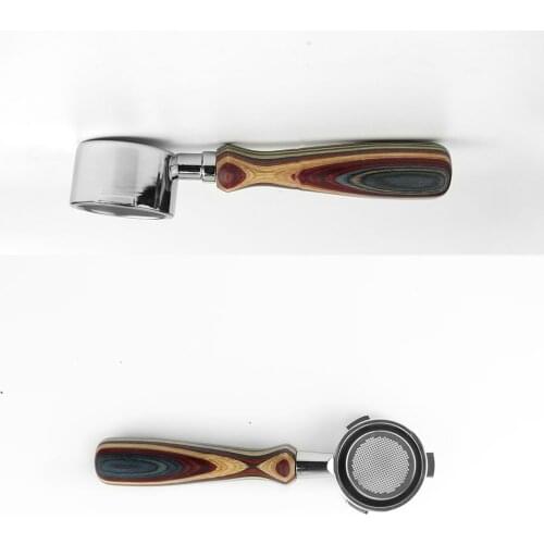 High quality Colorful Espresso Coffee Maker 54MM Branch Wooden bottomless portafilter for Breville 870/878/880