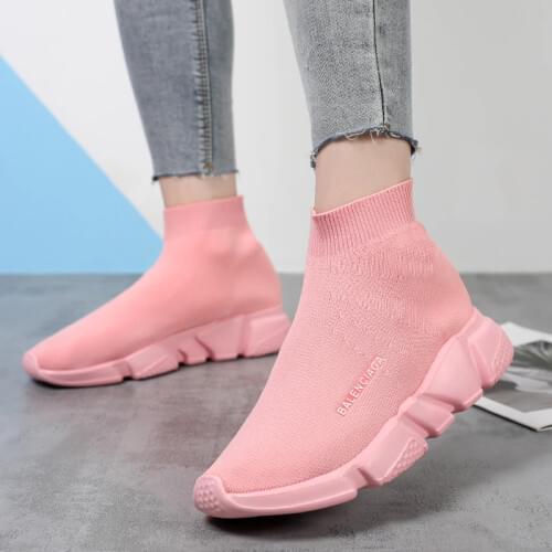 2020 New Women Sneakers Leisure Sports Socks Shoes Woman Tenis Feminino Female Slip-ons Chaussures Femme Zapatos Mujer