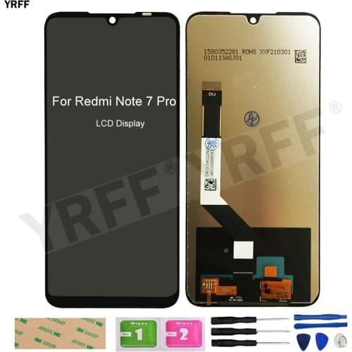 6.3'' Note7 pro LCD Display For Redmi Note 7 Pro LCD Display Touch Screen Digitizer Assembly Panel Sensor Phone Replacement