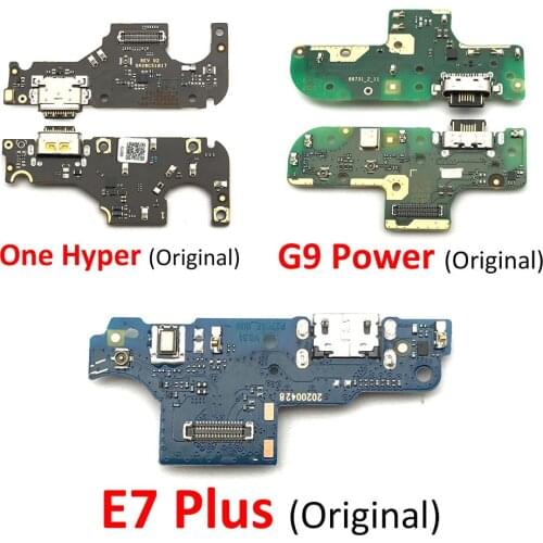 10PCS USB Charging Port Connector Board For Moto G9 Power / G Stylus Pro / One 5G G 5G One Hyper Flex Cable With Microphone