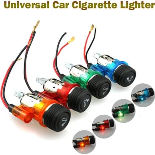 `12V 120W Waterproof Universal Car Boat Motorcycle Cigarette Lighter Power Socket Plug Auto Accessories Cigarette Lighter