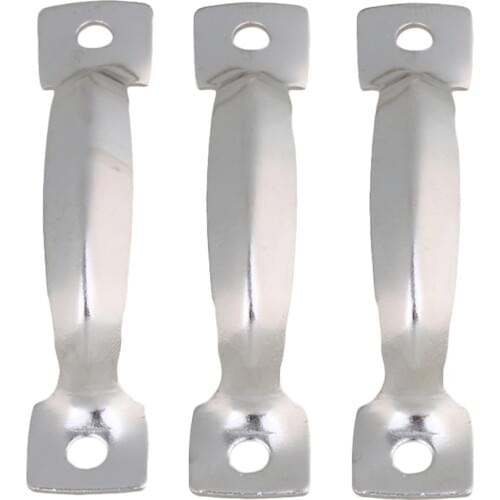 20pcs Jewelry Wooden Box Drawer Cabinet Dresser Handle Silver Arched Pull Knobs