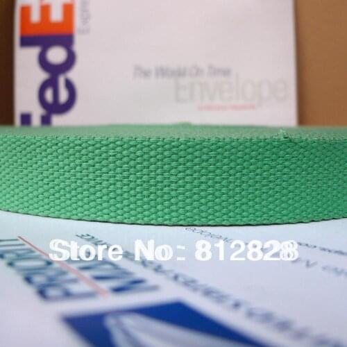50 Yards 1'' 25mm #22 Kelly Green Color Webbing Wholesale Free Shipping