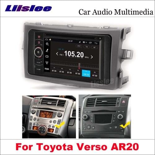 Car CD DVD Android Radio For Toyota Verso AR20 2009~2018 Stereo IPS GPS Carplay Navigation 2Din Multimedia Head Unit Player
