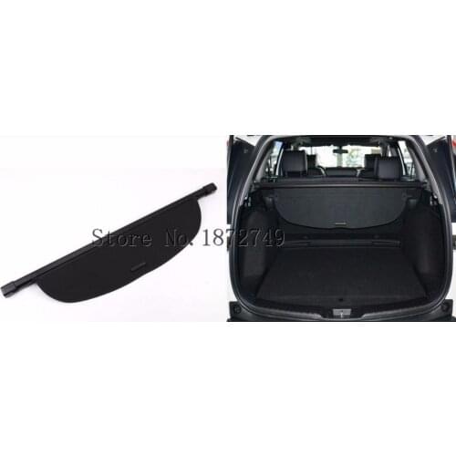 Car Rear Trunk Security Shield Cargo Cover For Honda CRV 2017 Black Beige with logo Auto Accessories