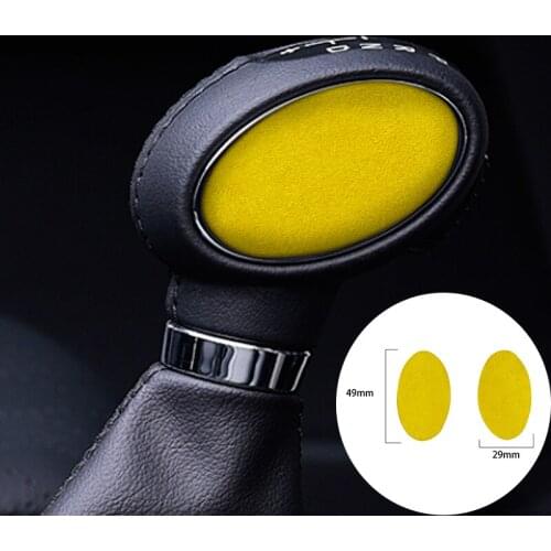 For BMW MINI F54 F55 F56 F57 F60 2014-2020 Alcantara Suede Wrap Car Gears Knob Sides Panel Strip Cover Trim Stickers Accessories