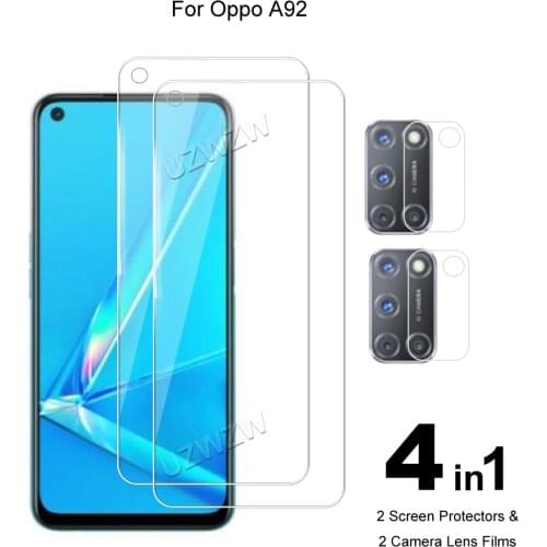 For Oppo A92 ( 4G ) Camera Lens Film Protective Glass Screen Protector Guard Tempered Glass