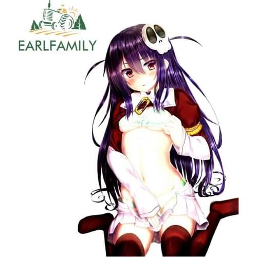 EARLFAMILY 13cm x 9.2cm for Anime Auto Decal DIY Custom Printing Personality Creative Car Stickers Fashion Motorcycle Decor