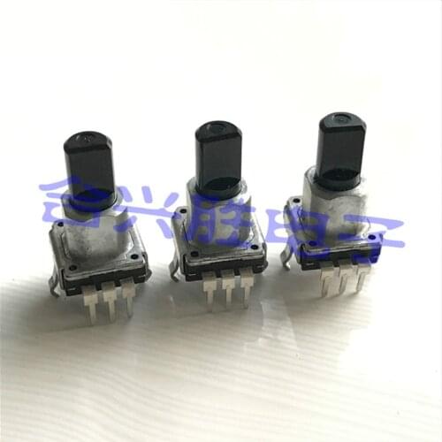 EVEJB rotary encoder EC12 smooth feel without positioning 20 pulse shaft length 15MM