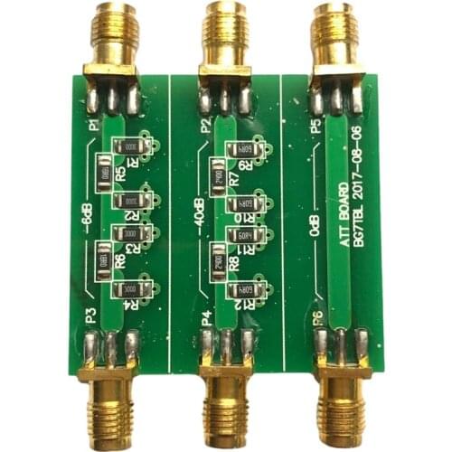 Fixed Attenuator,0DB,6DB,40DB Attenuator Impedance 50 Ohms Frequency Sweeper Calibration Device