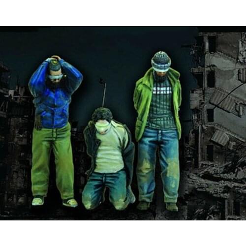 1:35 ratio die-cast resin Russian special forces soldiers 5 figures need to be assembled and colored by themselves