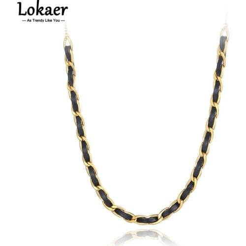 Lokaer Women's Leather Chokers
