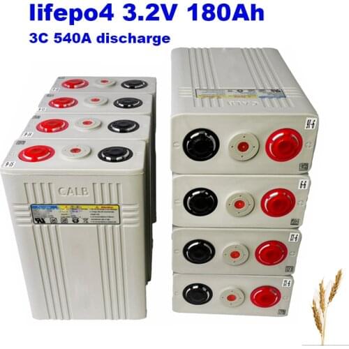 Deep Cycle 4000 times LiFePo4 Battery 3.2V 180Ah For Electric Vehicle Ebike photovoltaic System Caravan storage tricycle RV EV