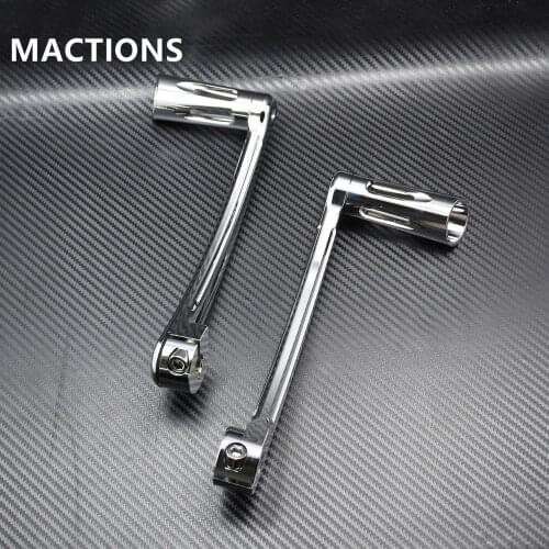 Motorcycle Chrome CNC Aluminum Brake Arm Kit Shift Lever W/ Shifter Pegs For Harley Touring 2008-2016 Models