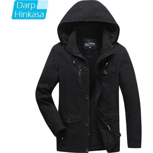 2020 New Winter Thick Parkas Jackets Men Casual Warm Men Parka Coat Military Windproof Hooded Jackets Windbreaker Men