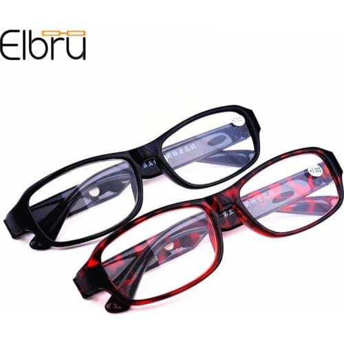 Elbru High Magnetic Therapy Presbyopic Glasses Men Women Resin Magnifying Reading Eyeglasses Gift For Parents Diopters 1.0 6.0