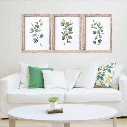 Botanical Print Wall Art Leaf Print Botanical Art Eucalyptus Leaf Art Room Decor Wall Painting Home Office Home Decor
