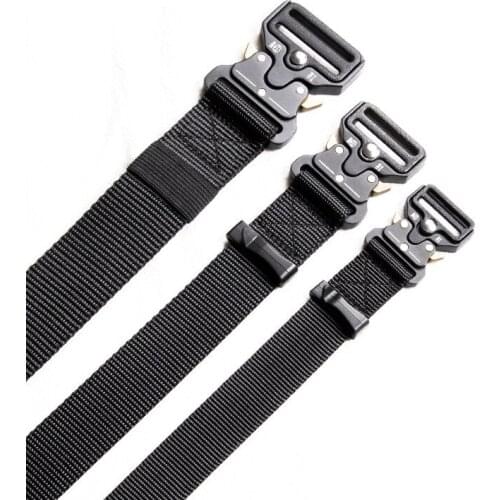 Belt Men Outdoor Hunting Metal Tactical Belt Multi-function Alloy Buckle High Quality Marine Corps Canvas Belt for Women