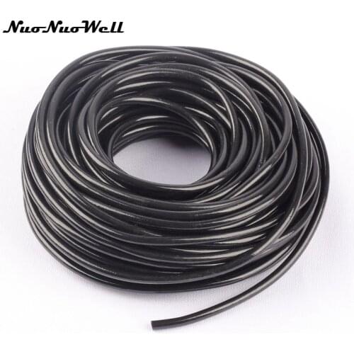 8m 3/5mm NuoNuoWell Hose Irrigation Soft Pipe Watering Tube Gardening Drip System Planter Veg Plot Trickle PE Pipe Micro Drip