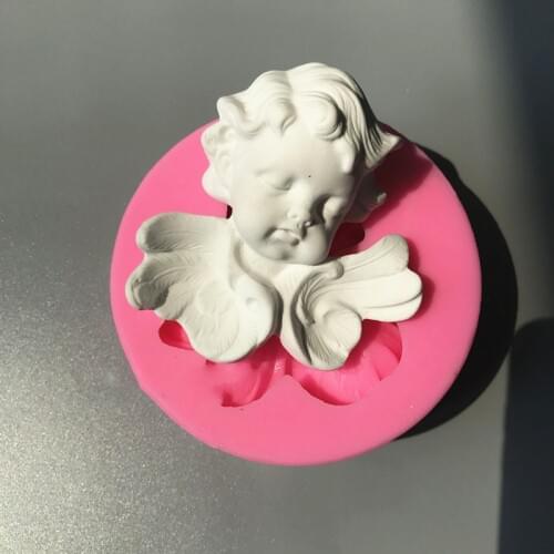 Angel girl Fairy silicone fandont mold Silica gel moulds angel girl Chocolate molds candy mould silicone molds gumpaste moulds