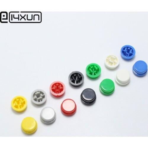 20pcs 3.5*3.8mm A24 Tactile Push Button Switch Cap for 12*12mm Micro Tact Switchs red black blue green yellow white grey