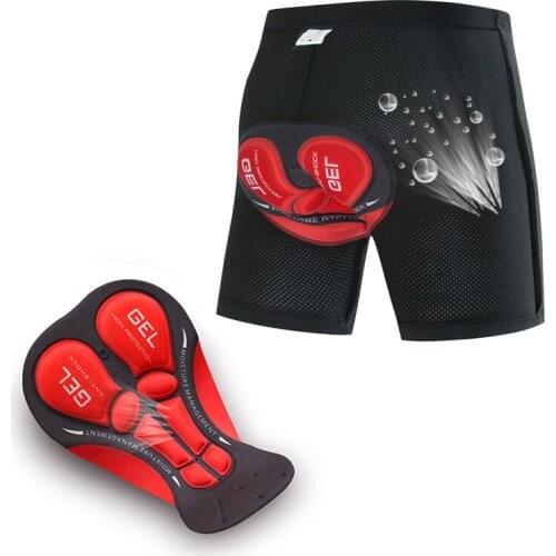 Upgrade Breathable Cycling Shorts Cycling Underwear Gel Pad Shockproof Bicycle Underpant MTB Road Bike Underwear Man Shorts
