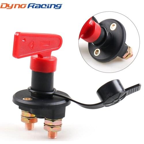 12V 24V Disconnect Battery Isolator Cut Off Kill Switch With Removable Key For Car Marine Truck Boat