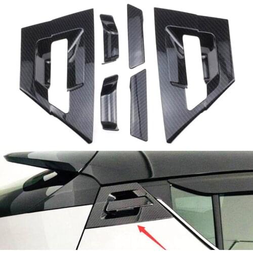 YAQUICKA Fit For Toyota CHR C-HR 2016 2017 2018 Car Exterior Rear Back Door Handle Bowl Cover Frame Trim Accessories Styling 6pc
