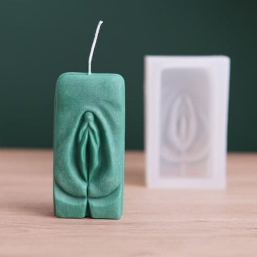 Female Organ Silicone Handmade Candle Mold DIY Sexy Aromatherapy Soap Molds Chocolate Cake Mould Home Decoration