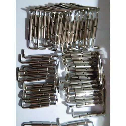 18 PCs Violin Chin rest clamp Violin parts silver color China rest screw