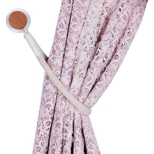 2 Styles Modern and Simple Cotton Curtain Bandage Tie Rope Hand-woven Creative Curtain Storage Rope Lanyard