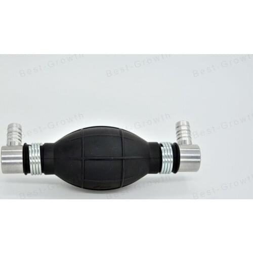 6mm/8mm/10mm/12mm Hand Pump Line Rubber Aluminum Hand Primer Bulb diesel oil transfer petrol for Car Boat Marine Outboard 02A001