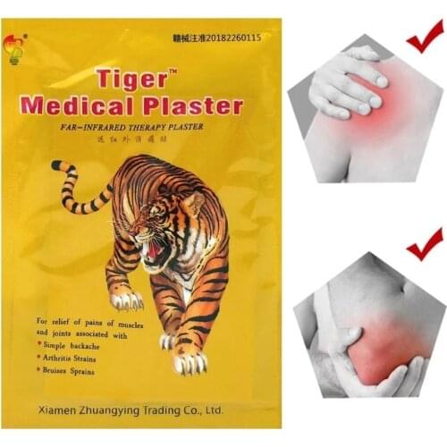 8PCS Vietnam Tiger Balm Neck Back Pain Relieve Relaxation Medical Adhesive Plaster Joint Arthritis Body Pain Killer Stickers