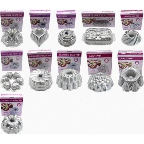 Aluminum Cake Pan Metal Baking Form DIY Kitchen Bakeware Lifetime Guarantee Cake Mold Nonstick Baking Dishes