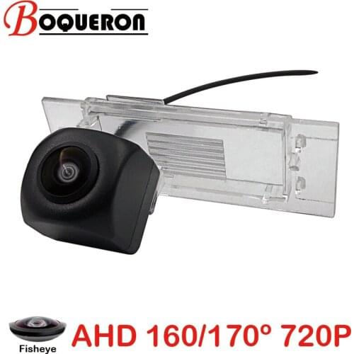 Fisheye 170 Degree 1280x720P HD AHD Car Vehicle Rear View Reverse Camera For Renault Kadjar Clio 4 Estate IV Sandero Stepway