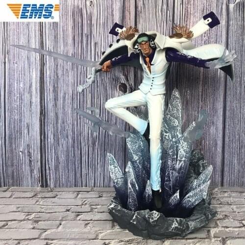 One Piece GK Battle Kuzan Navy Three Generals Two Spines Statue Super Large Action Figure Collection Model toys Y1238