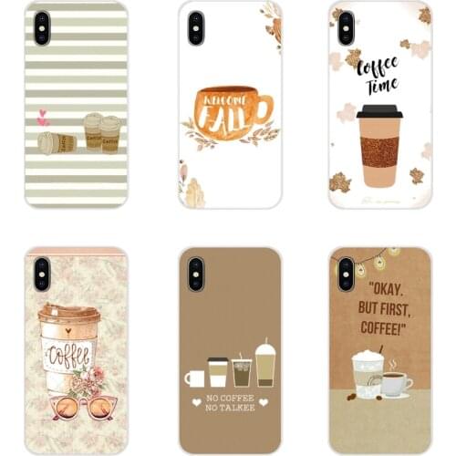 For Samsung Galaxy S2 S3 S4 S5 Mini S6 S7 Edge S8 S9 S10E Lite Plus coffe time Accessories Phone Cases Covers