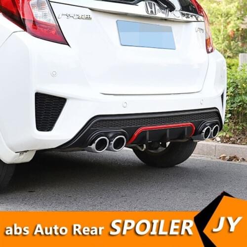 For HONDA FIT JAZZ Body kit front Bumper 2014-2017 For JAZZ 4CK Diffuser Bumpers Protector bumper Before Rear lipspoiler