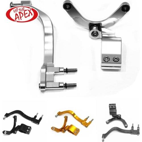 CNC Aluminum Alloy Fittings for MV Agusta F3 675/800 2012 2013 2014 2015 2016 2017 Steering Damper Stabilizer Bracket Mount