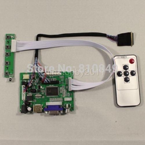HD MI+VGA+2AV LCD Controller board VS-TY2662-V1 work for N101BCG-L21 1366*768+Remotel