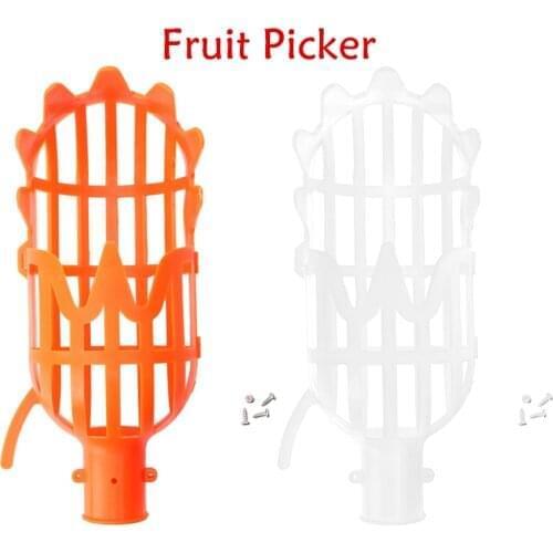 Gardent Tools Fruit Picker Plastic Greenhouse Fruits Collection Picking Head Tool Apple Pear Peach Catcher Device Fruit Picker