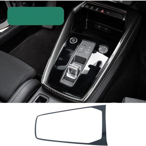 LHD! Stainless Steel Interior Gear Shift Frame Decoration Trim for Audi A3 8Y 2020 2021 2022 Accessories