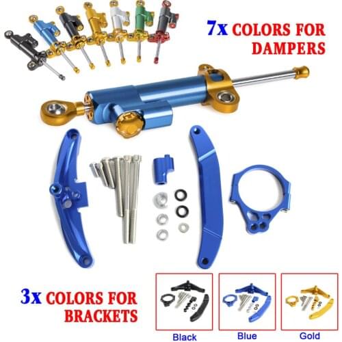 Motorcycle Stabilizer Steering Damper Bracket Mount Support Kit For Yamaha FZ1 Fazer 2006 - 2009 2010 2011 2012 2013 2014 2015