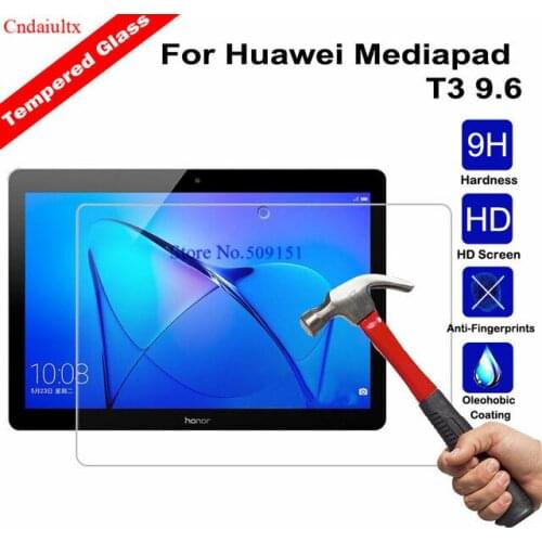Real Tempered Glass Screen Protector For Huawei T3 9.6 inch for Huawei MediaPad T3 10 AGS-L09 4G Tablet Film